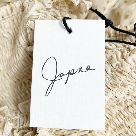 NWT Japna Top Animal Print Smocked Peplum Sleeveless Blouse Women’s Size XL NEW - Picture 9 of 11